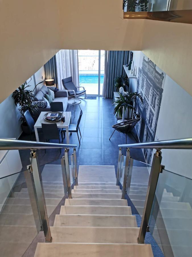 Duplex Maisonette With Heated P-Pool And Jacuzzi Saint Julian's Dış mekan fotoğraf
